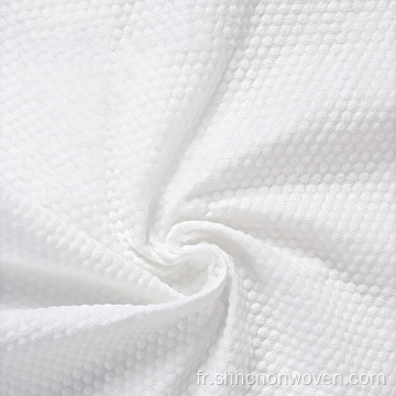 100% viscose biodégradable Spunlace Big Dot tissé